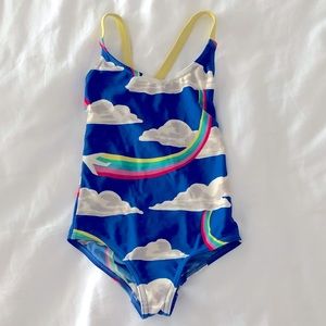 Mini Boden Girls Rainbow Swimsuit size 2-3T